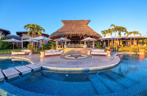 Punta de Mita Villa | Casa Wirikuta: Private Oceanfront Paradise. Chef, Movie Theater, Gym, Surf Break