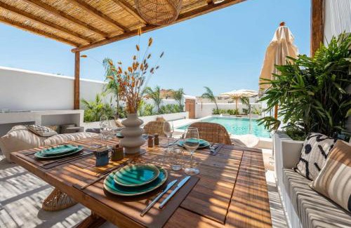 South Rhodes Villa | CasaCarma III, private pool, boho design, central