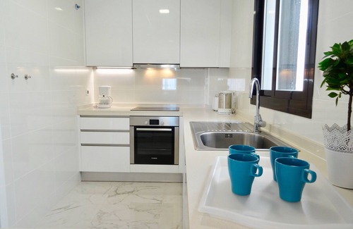 Casares del Mar Apartment | CASARES DEL MAR. Superb first line apartment.Large terrace sea view