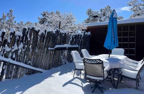 Seton Village House | Casita Azul, Historic and Cozy Santa Fe Adobe