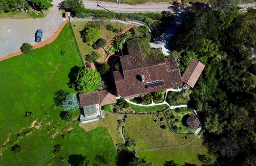 Jaramillo Cottage | Casita with stunning view of Volcano Baru, lush tropical gardens, above Boquete