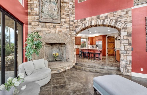 Ramona House | Castle on a hill, breathtaking views, surrounded with pools, trees, and lawn