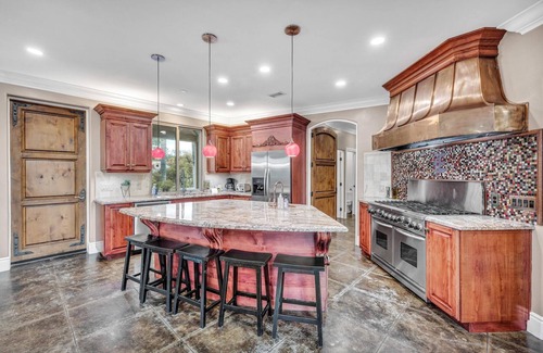 Ramona House | Castle on a hill, breathtaking views, surrounded with pools, trees, and lawn
