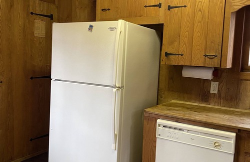 Baldwin House | Casual cozy Baldwin River 3 Bedroom Cabin. Fish on site, ATV, Canoe nearby.