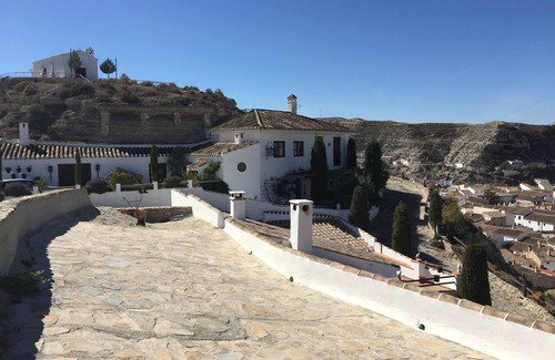 La Alqueria House | Cave House with a spectacular view of the village and across to Sagra