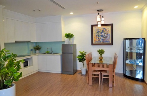 Hai Ba Trung Apartment | CDCAS cozy modern 2 bedroom service apartment PARKHILL Vinhomes Times City