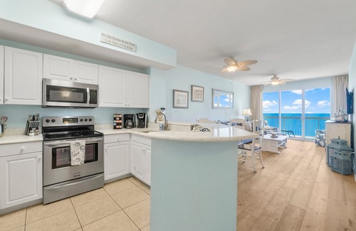 Miramar Beach Condo | CELADON!~Gulf Front~ Quiet West End~Free Beach Chair Service! Two Bedroom+Bunk Room!