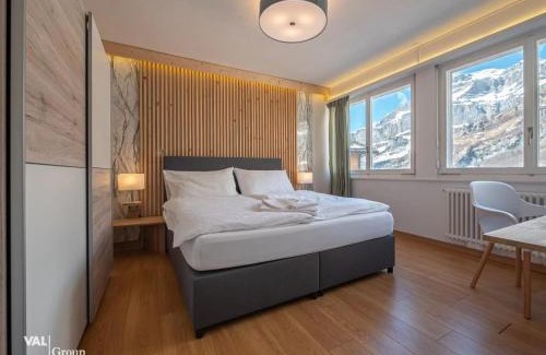 Leukerbad Apartment | Center, Sauna, View - Haus LINARIA