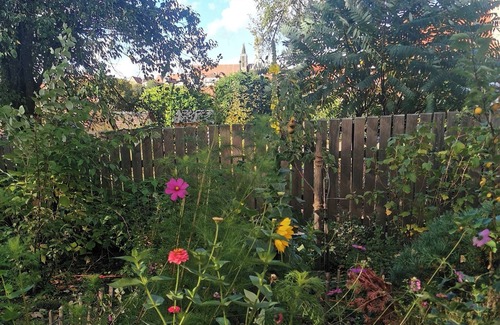 Rothenburg Old Town Apartment | Central maisonette with garden and view
