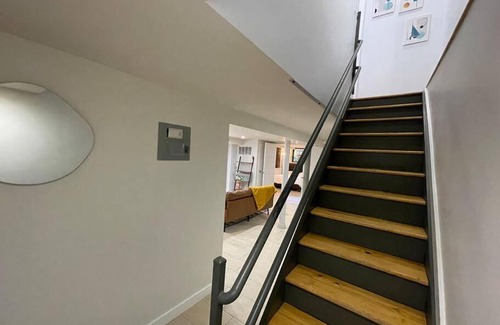 Bushwick Apartment | Central 5BR Duplex w/ Patio for 14 guests