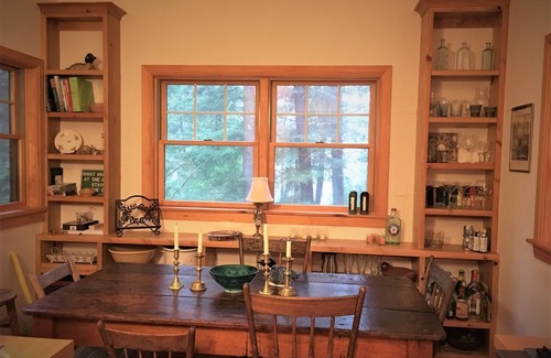 Moriah Center House | Central Adirondack Lakefront Solar Cabin