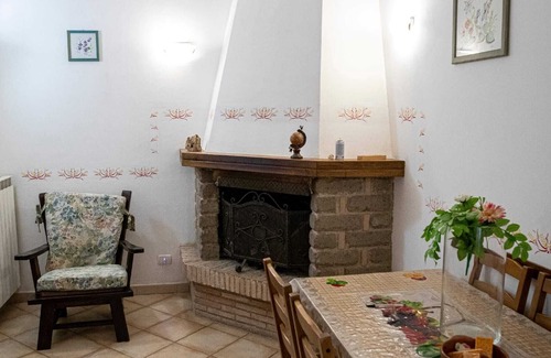 Fiano Romano House | Central and quiet building with fireplace 10 minutes from the highway