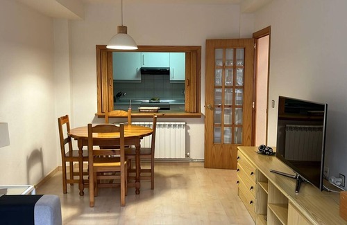 Jaca Apartment | Central Apartment in Jaca with Pool, Terrace, and Covered Parking