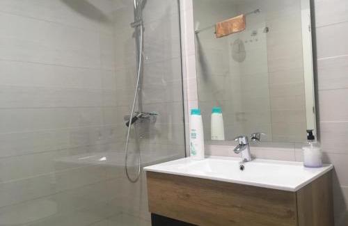 Estepona Apartment | central bright apartment, community pool and own private pool on splendid terrace, garage, beach 900m, mountains 200m