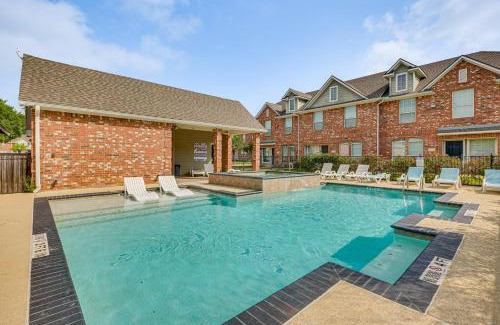 College Station House | Central College Station Townhome with Community Pool