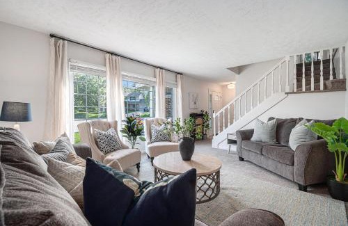 West Omaha House | Central Family Oasis with Hot Tub & Fenced Yard