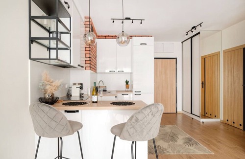 Baluty Apartment | Central Manufaktura Apartment - Parking, Balcony by Rentujemy