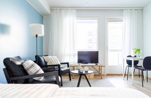 Oulu Apartment | Central Studio With Balcony!