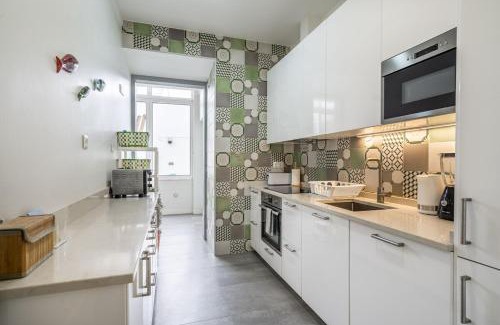 Lisbon Old Town Apartment | Central T2 with AC and Patio Near Av da Liberdade