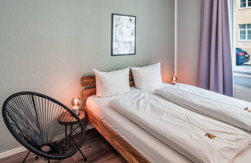 Wilsdruffer Vorstadt/Seevorstadt-West Apartment | Central/terrace/Smart-TV/Nespresso/WIFI
