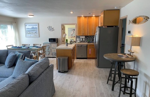 Rock Ridge House | Centrally located, recently renovated, beach-themed delight; 4-min to the beach!