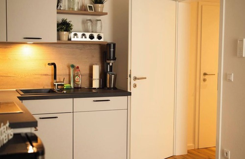 Huenfeld Apartment | Centrally located vacation apartment by the park with terrace