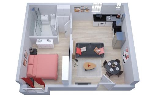 Nozay Apartment | Centre-ville - Fibre - Netflix - T2 LE RIEFFEL