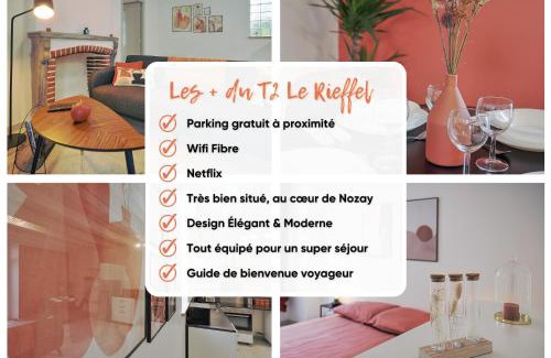 Nozay Apartment | Centre-ville - Fibre - Netflix - T2 LE RIEFFEL