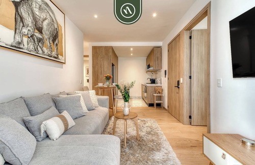 Roma Norte Apartment | Centric 2 BR Condo - Gym - Open Air Cinema