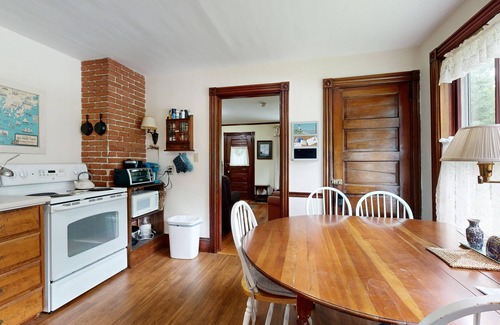 Bayville House | Century-old oceanfront home with wraparound porch - walk downtown, dogs OK