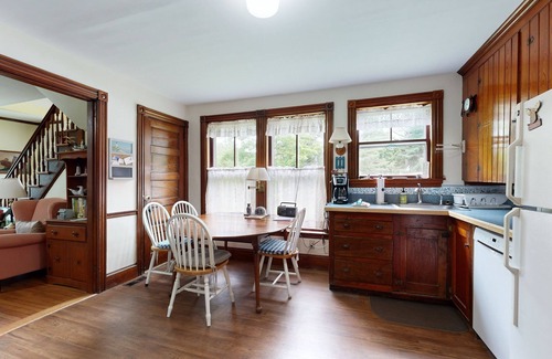 Bayville House | Century-old oceanfront home with wraparound porch - walk downtown, dogs OK