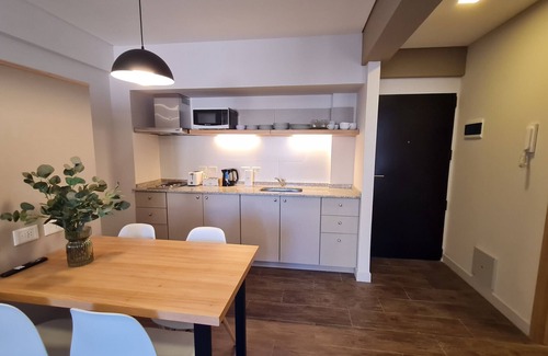 Centro Apartment | Cerro Lopez apartment located steps from the main street in Bariloche