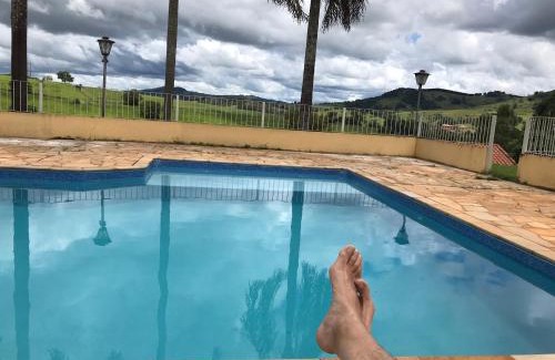 Ouro Fino House | Chácara das Palmeiras - Piscina, Churrasqueira e Campo