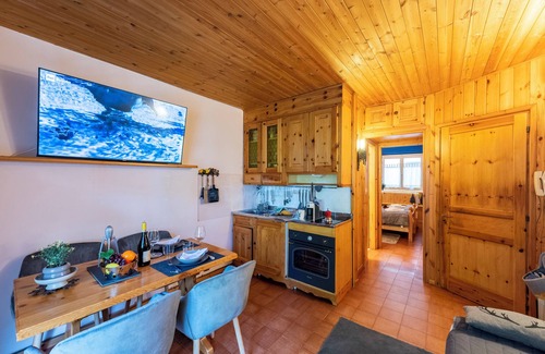 Claviere Apartment | Chaberton Romantic Retreat Ski In Ski Out