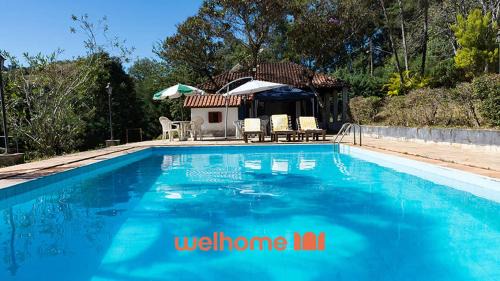 Monte Siao House | Chacara em Monte Sião com Piscina e Lazer Completo