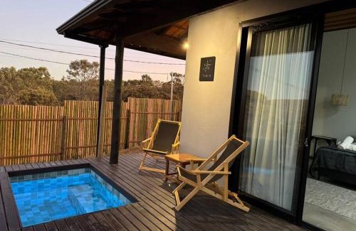 Alto Paraiso de Goias Ski Chalet | Chalé Amora - com piscina privativa e cozinha completa