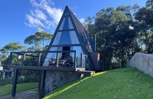 Sao Pedro de Alcantara Ski Chalet | Chalé com hidro, lareira e cozinha, perto Floripa