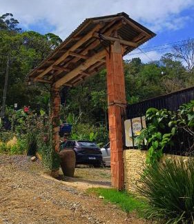 Santa Lidia Cabin | Chalé com Piscina e Natureza Primavera Rosa