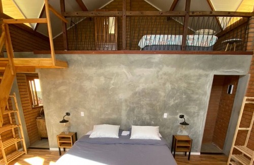 Sapucai-Mirim Ski Chalet | Chalé Jacarandá - Hidro, Lareira, Natureza e Mais