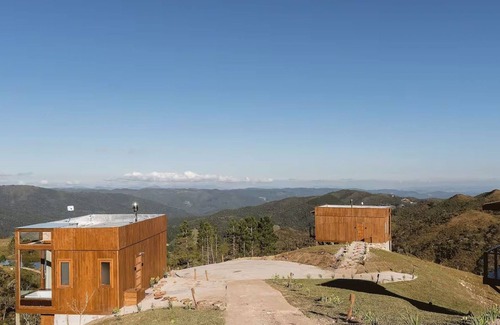 Anitapolis Apartment | Chalé Jacuzzi e Vista na Serra VST028