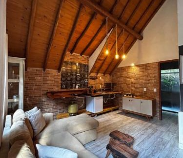 Nova Friburgo Ski Chalet | Chalé Montserrat com Lareira e Vista para as Montanhas