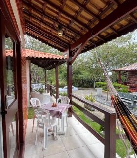 Novo Gravata Ski Chalet | Chalé no Privê Monte Serrat com 3 quartos em Gravatá