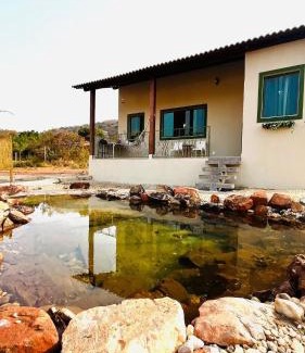 Lapinha da Serra House | Chalé Topázio Azul · Chale Independente e Privativ