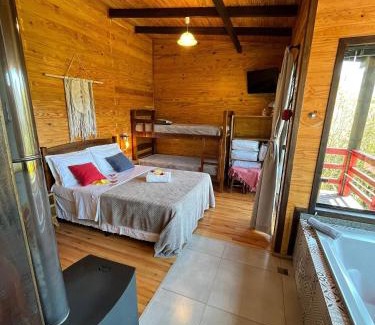 Urubici Ski Chalet | Chalés incríveis com banheira de hidromassagem e vista encantadora