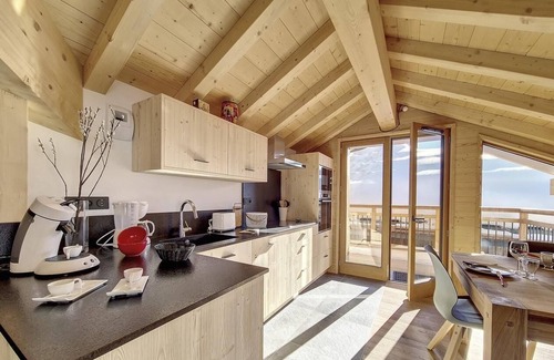 Le Bettaix Ski Chalet | Chalet, wifi, 5th floor, view valley, fitness, terrace, fireplace or stove, parking, tv, ski locker