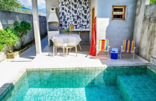 Caraguatatuba Ski Chalet | Chale com piscina e churrasq em Caraguatatuba SP