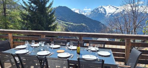 Huez-en-Oisans Ski Chalet | Chalet 10p sauna spa superbe vue