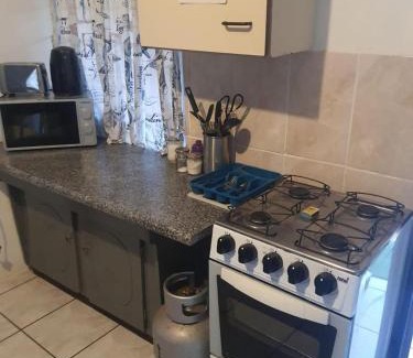 Broederstroom Ski Chalet | Chalet 2 Camping Style at Cynthias Country Outside bathrooms