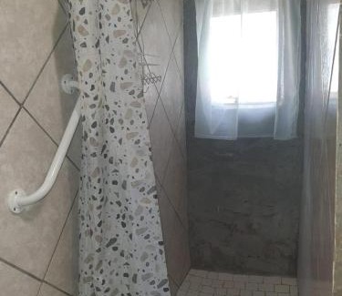 Broederstroom Ski Chalet | Chalet 2 Camping Style at Cynthias Country Outside bathrooms