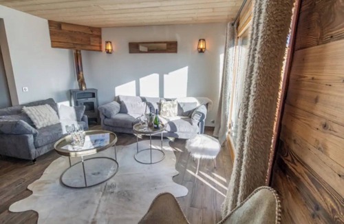 Viel-Alpe Ski Chalet | Chalet '24 Pers Sur La Roite Du Tour' with Balcony and Wi-Fi